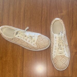 Cole Haan Women's Beige and White Sneakers